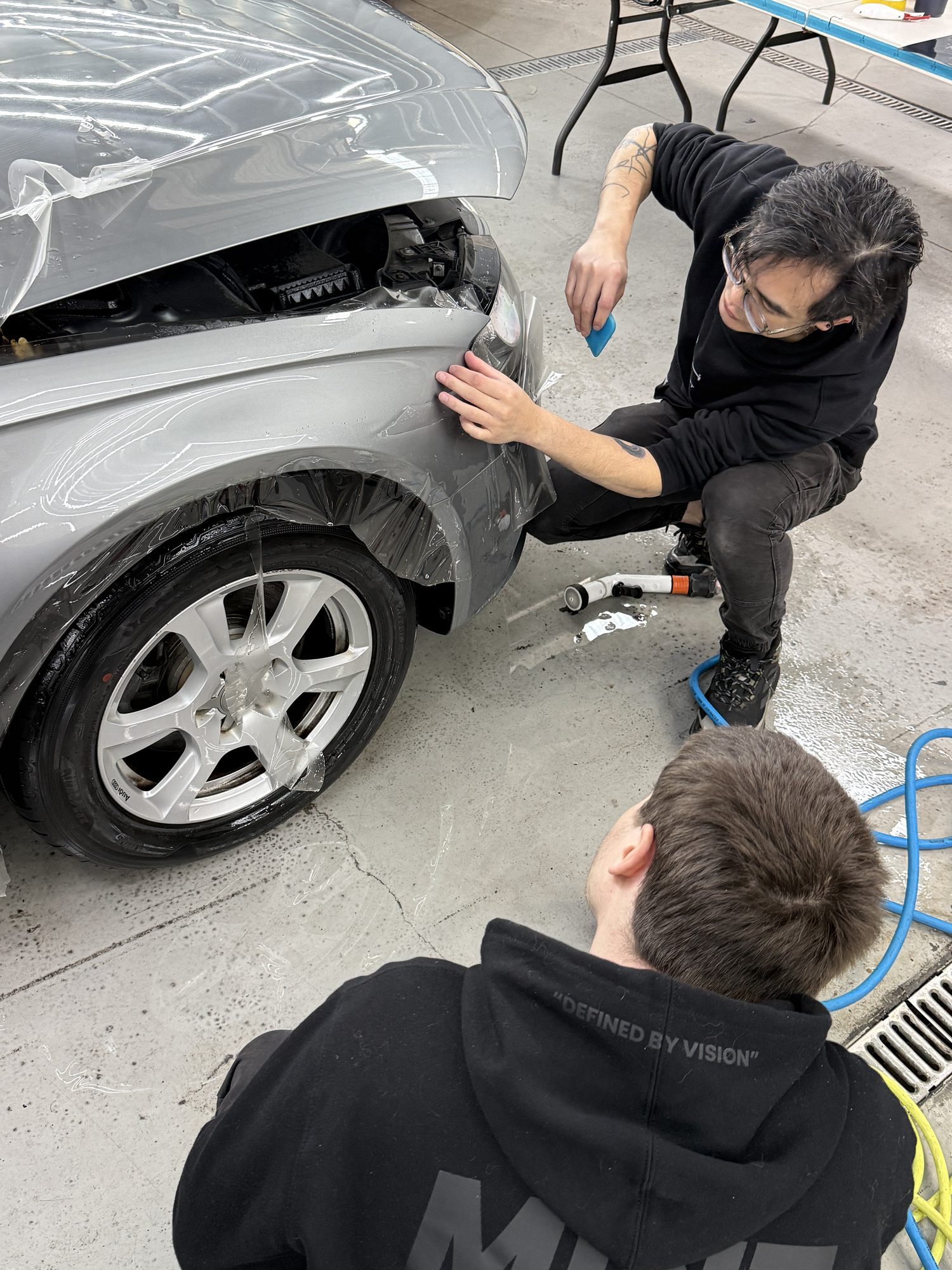 PPF installation training at Shoyi